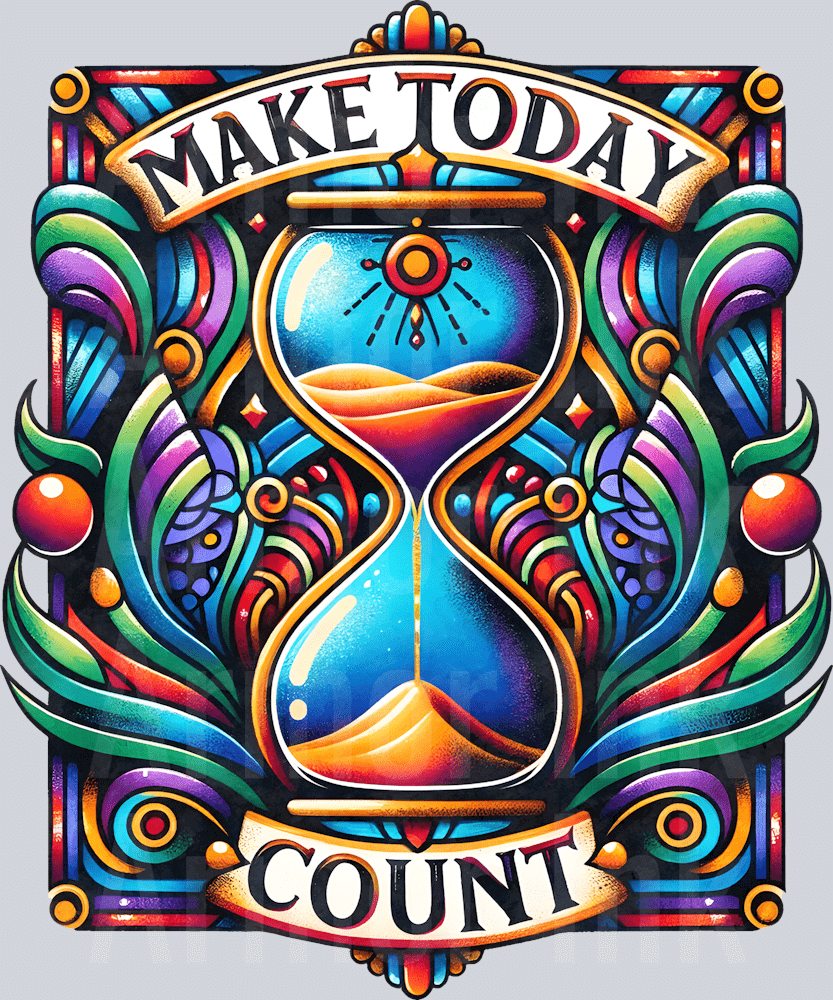 Make Today Count DTF transfer
