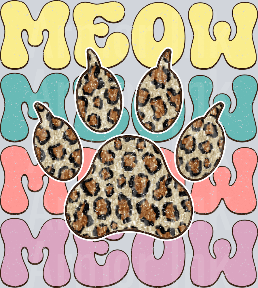 Meow DTF transfer