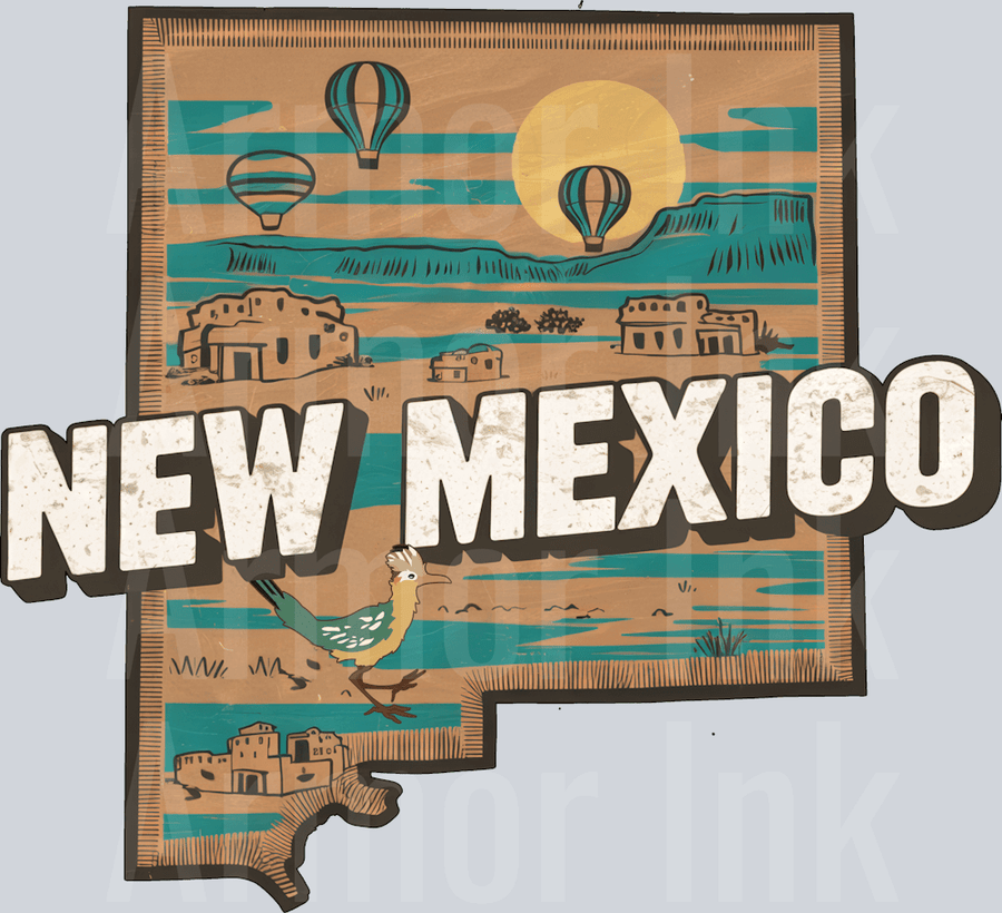 New Mexico DTF transfer