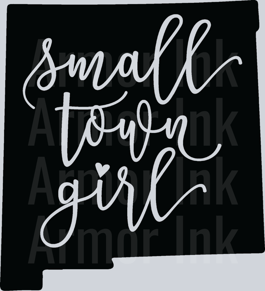 New Mexico Small Town Girl Colorsplash DTF transfer