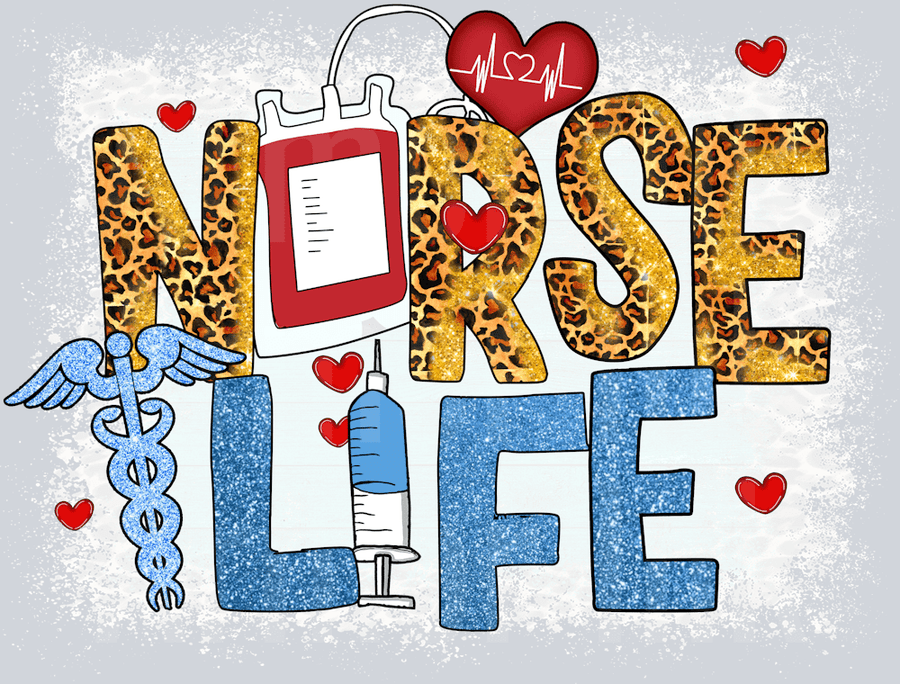 Nurse Life DTF transfer