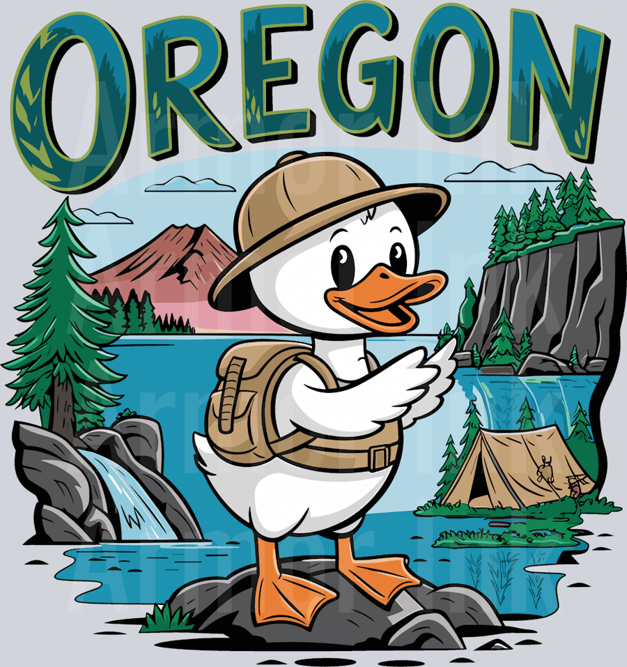 Oregon Duck Tour Guide DTF transfer