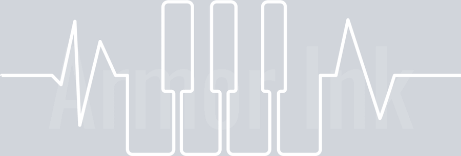 Piano HeartBeat DTF transfer