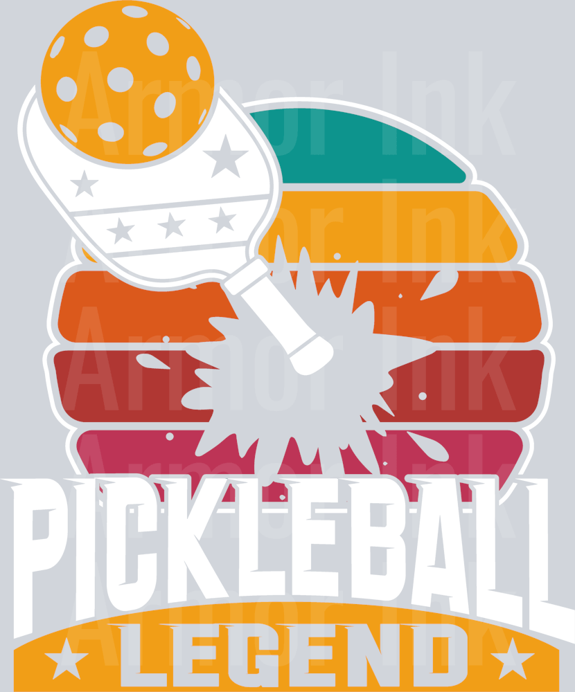 Pickleball Legend DTF transfer