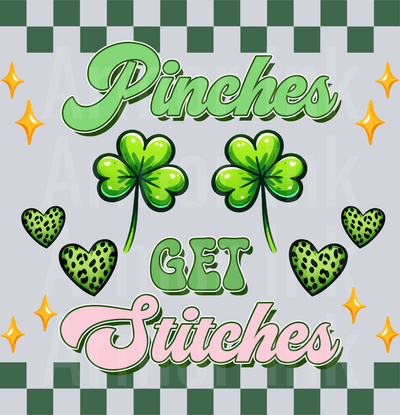 Pinches Get Stitches DTF transfer