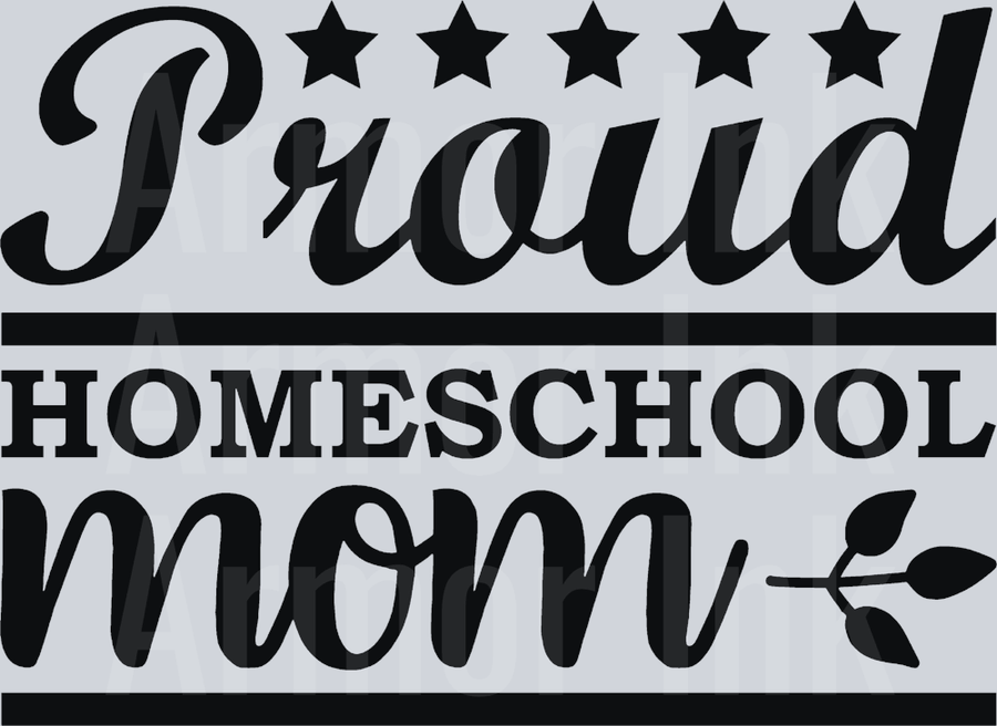 Proud Homeschool Mom DTF transfer