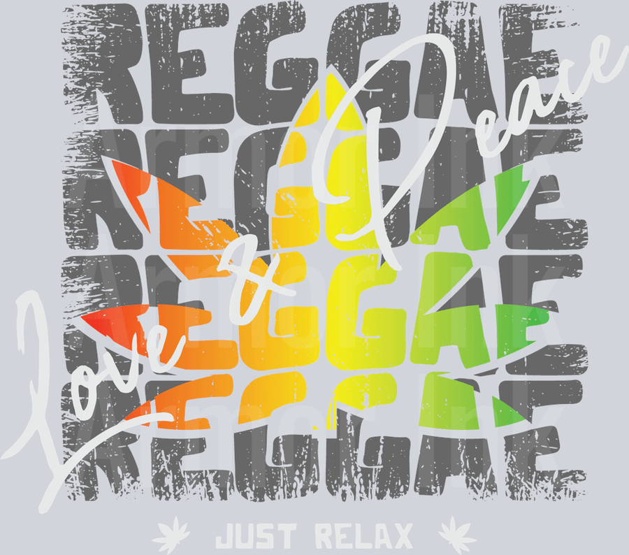 Reggae Just Relax DTF transfer