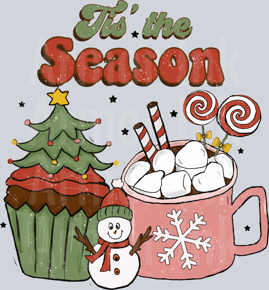 Retro Tis' The Season DTF transfer