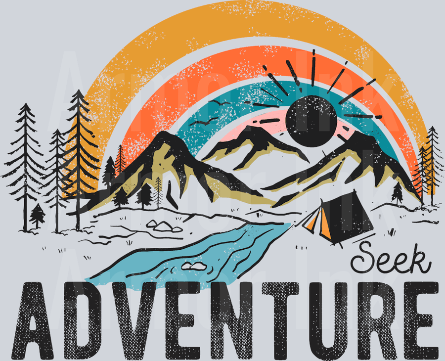 Seek Adventure DTF transfer