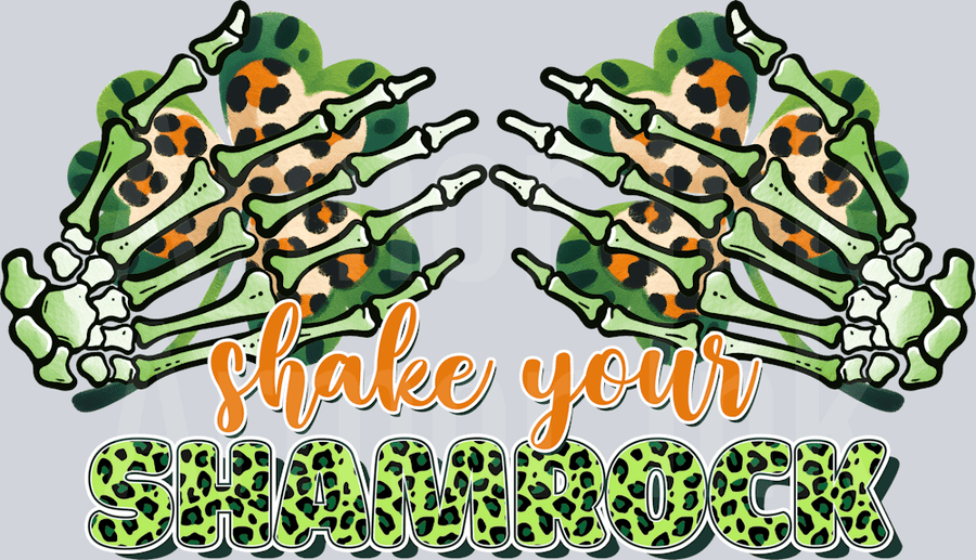 Shake Your Shamrock DTF transfer