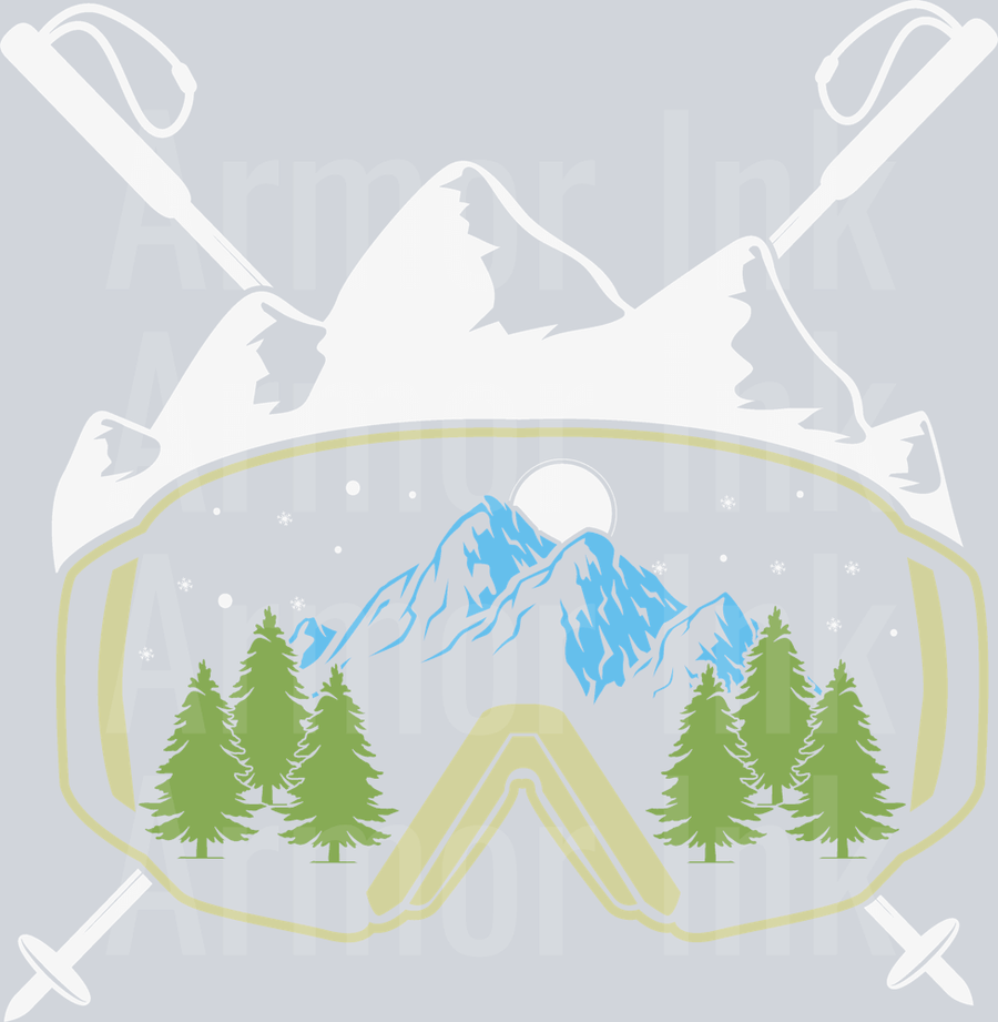 Ski Goggles DTF transfer