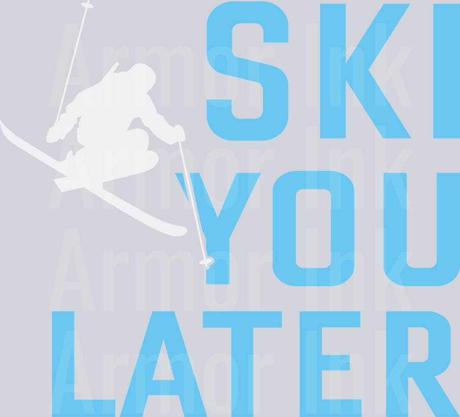 Ski You Later DTF transfer