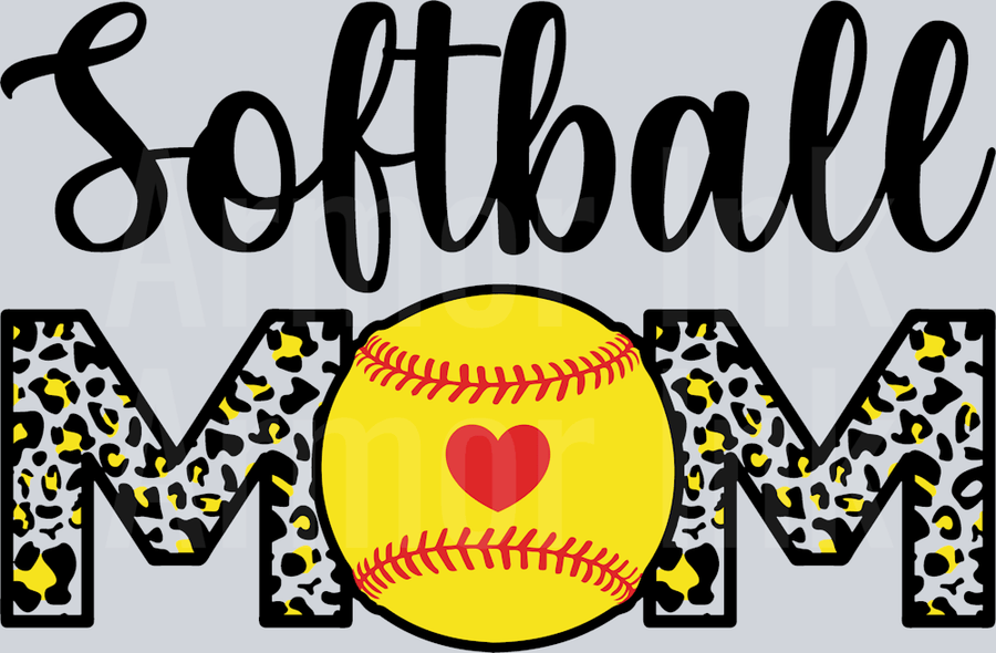 Softball Mom DTF transfer