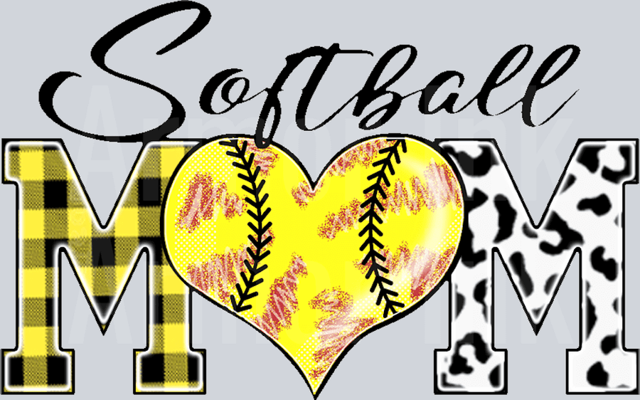 Softball Mom DTF transfer