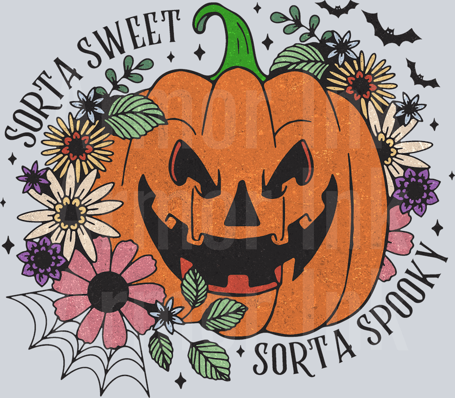 Sort Of Sweet Sort Of Spooky DTF transfer