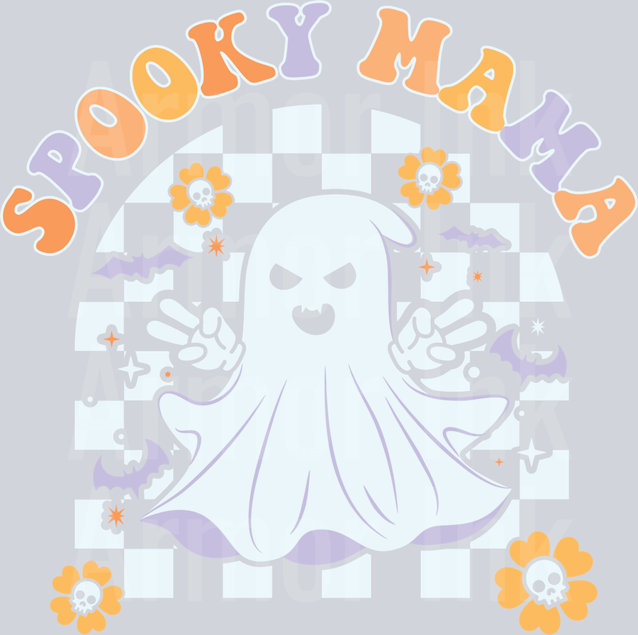 Spooky Mama DTF transfer