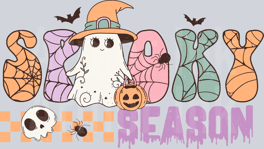 Spooky Season DTF transfer