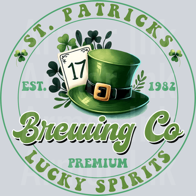 St Patricks Brewing Co DTF transfer