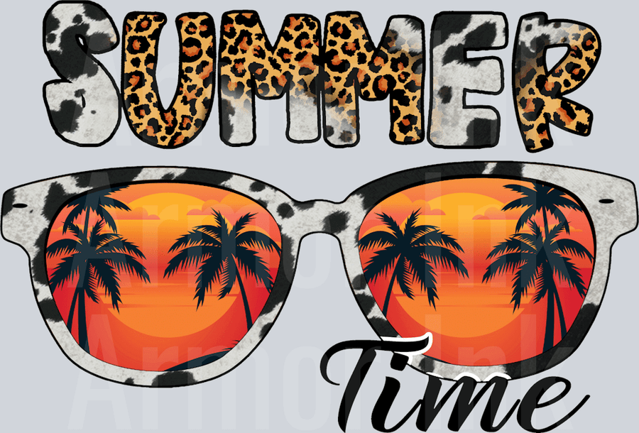Summer Time DTF transfer