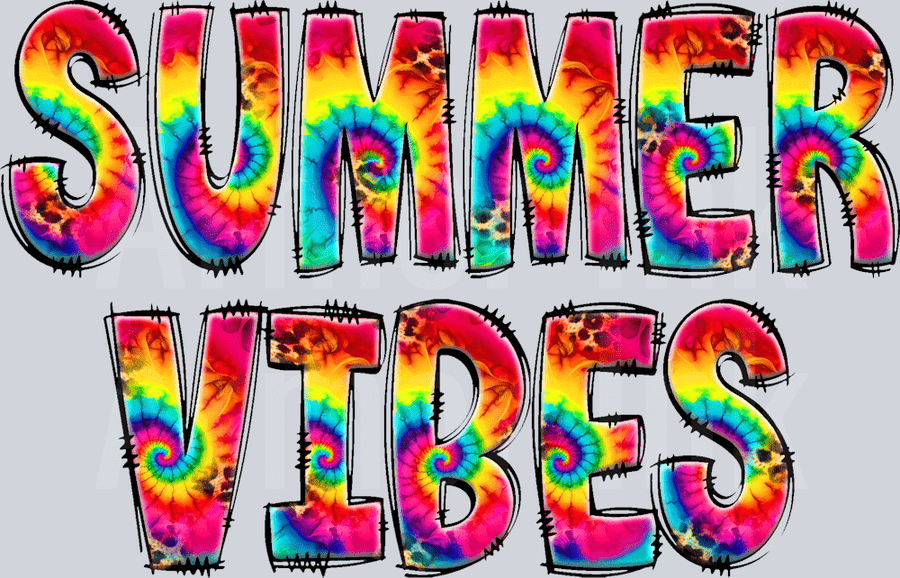 Summer Vibes DTF transfer