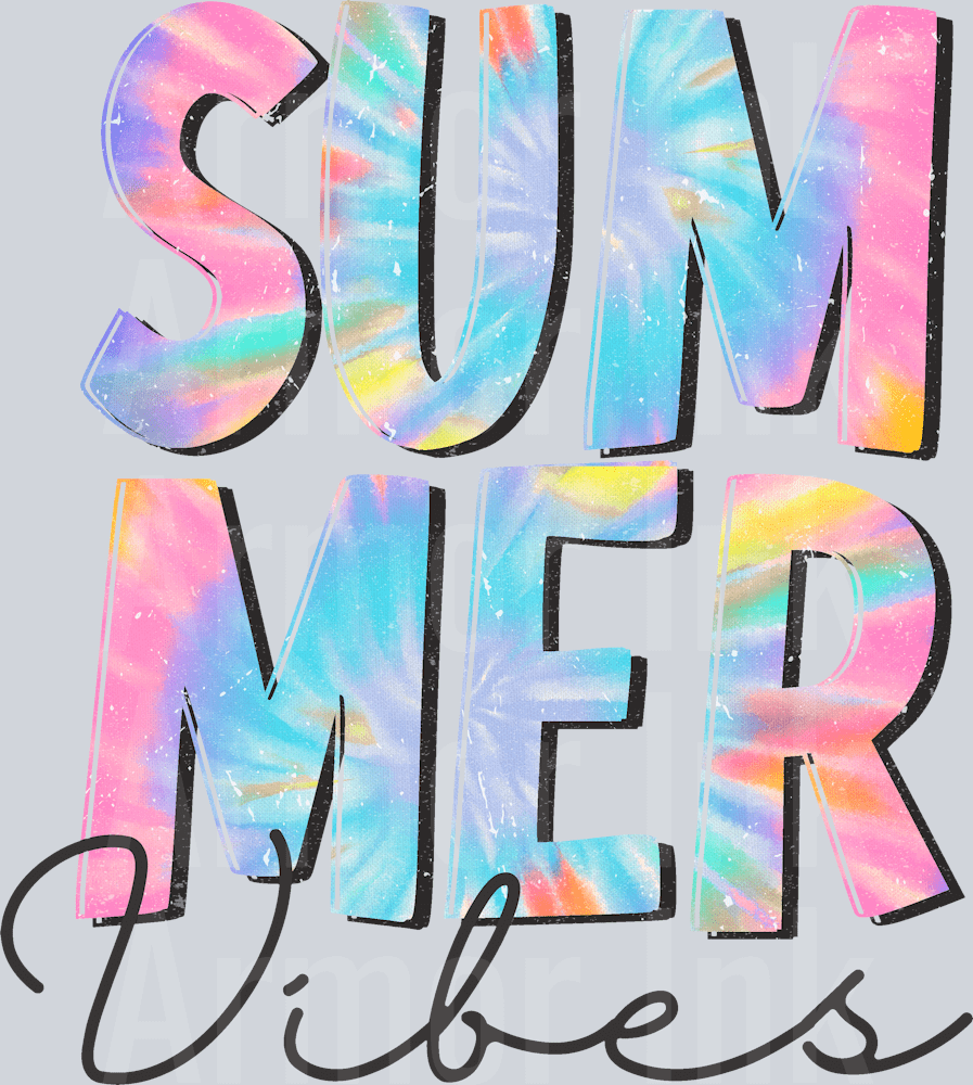 Summer Vibes DTF transfer