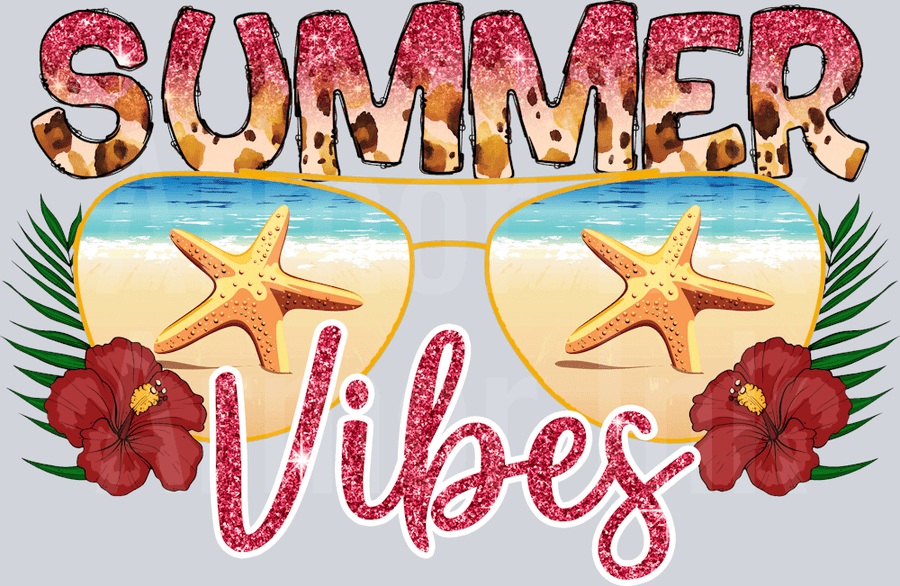 Summer Vibes DTF transfer