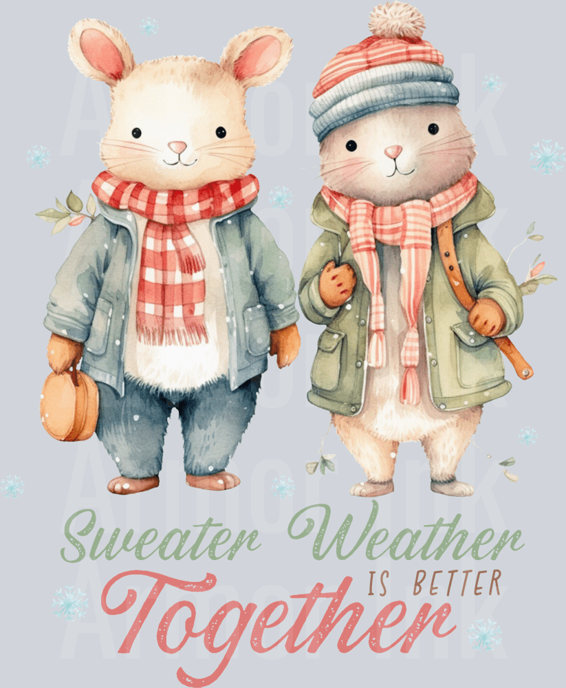 Sweater Weather Is Better Together DTF transfer