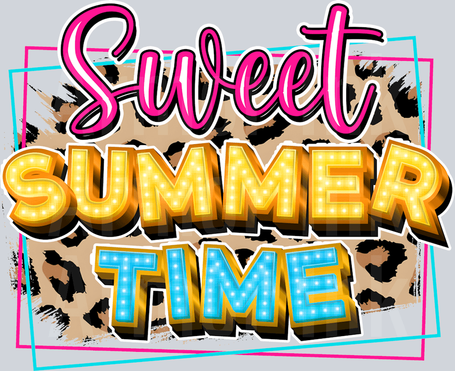 Sweet Summer Time DTF transfer