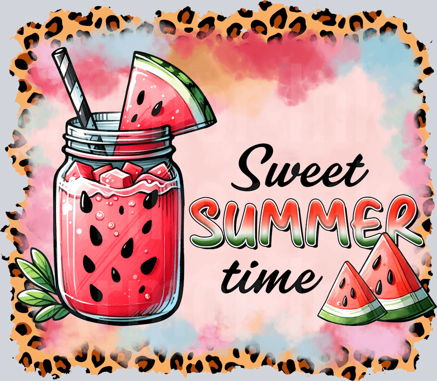 Sweet Summer Time DTF transfer