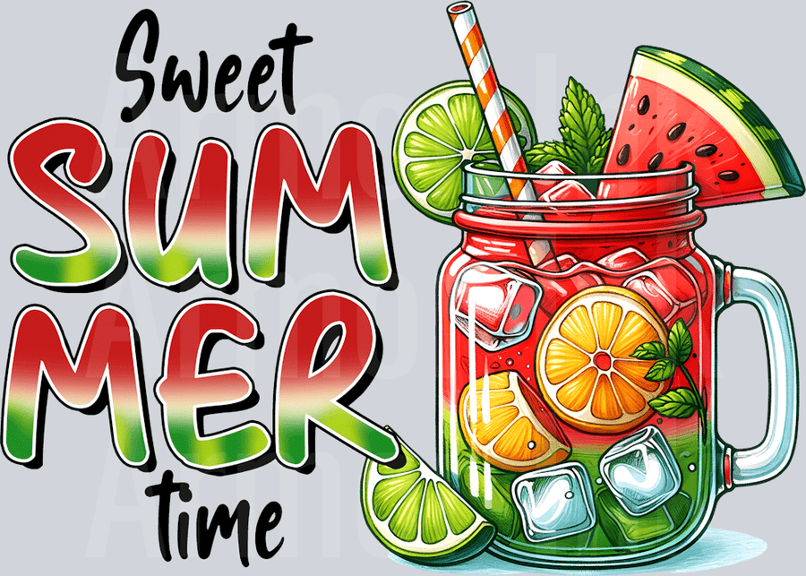 Sweet Summer Time DTF transfer
