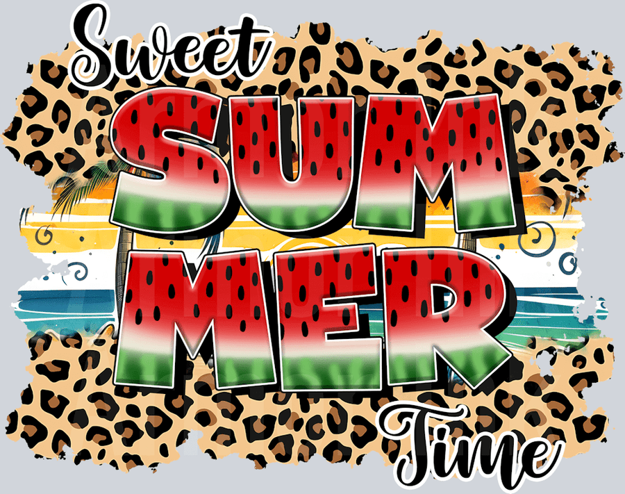 Sweet Summer Time DTF transfer