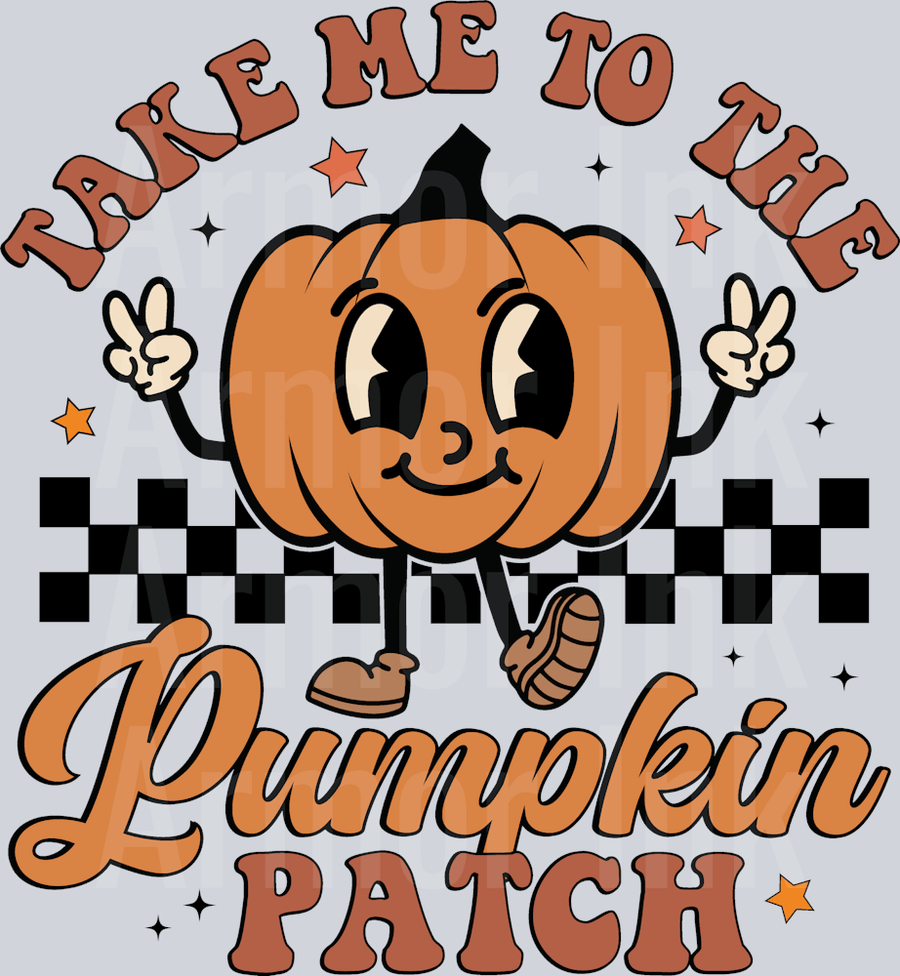 Take Me To The Pumpkin Patch DTF transfer