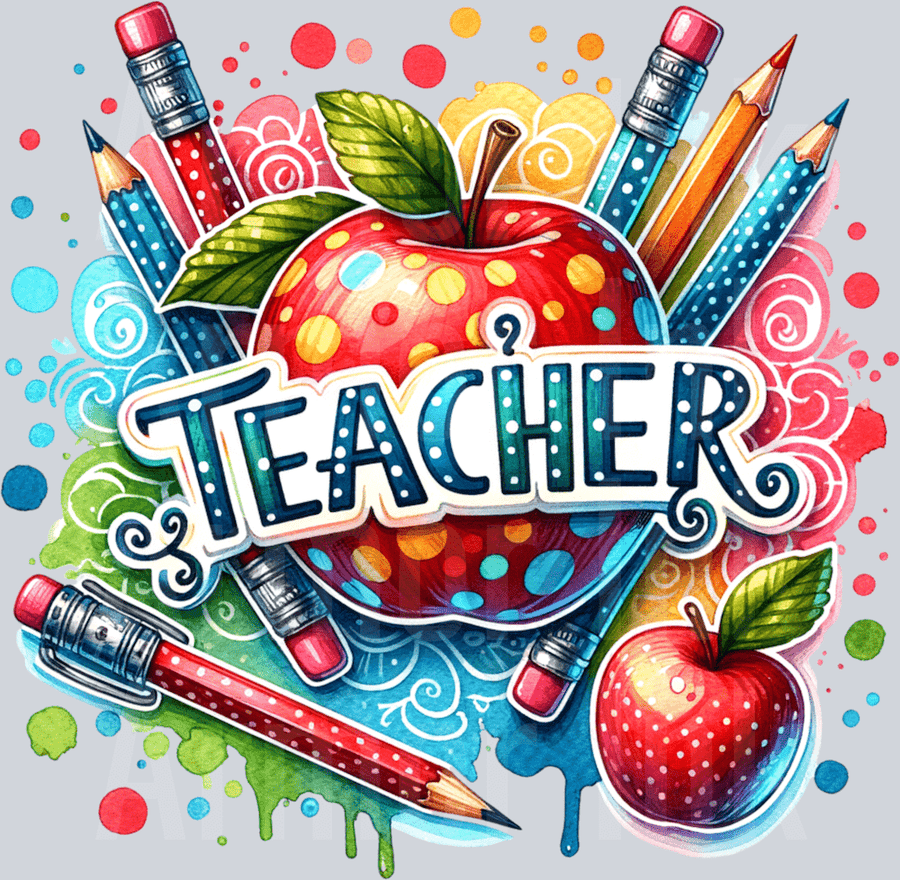 Teacher DTF transfer