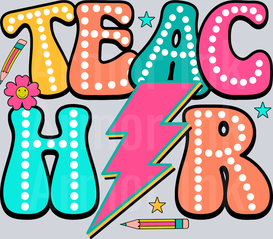 Teacher DTF transfer