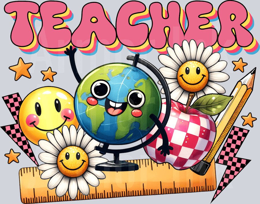 Teacher DTF transfer