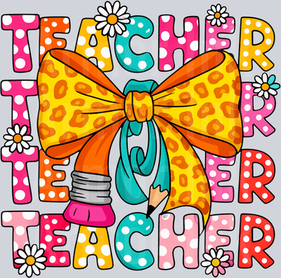 Teacher DTF transfer