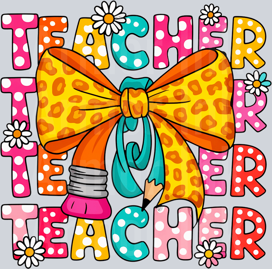 Teacher DTF transfer