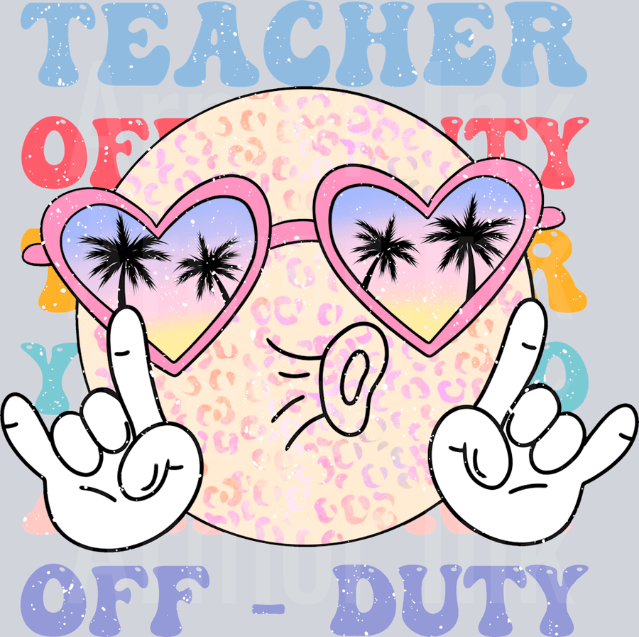 Teacher Off-duty DTF transfer