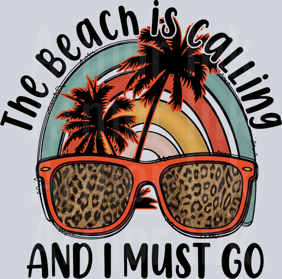 The Beach Is Calling And I Must Go DTF transfer