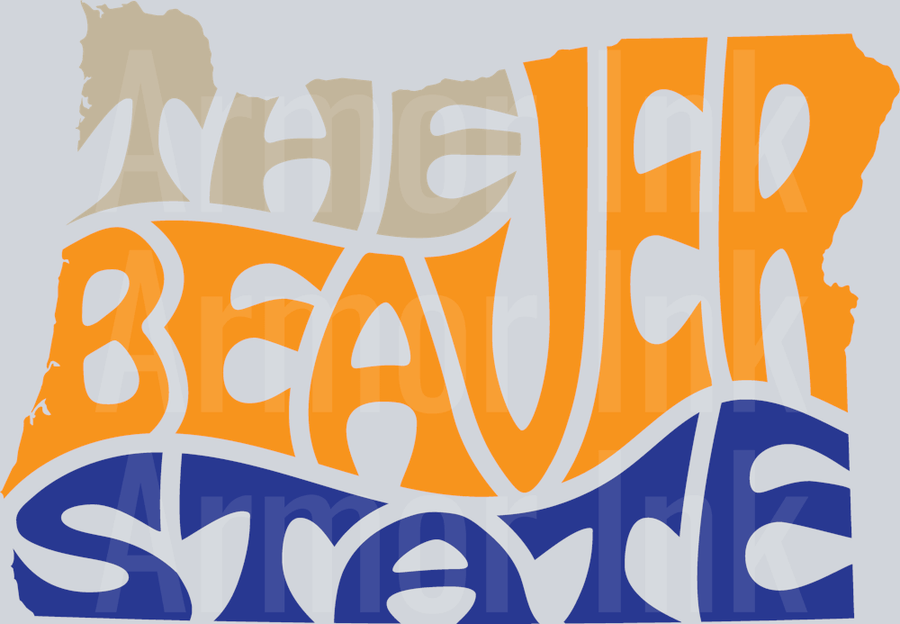 The Beaver State DTF transfer