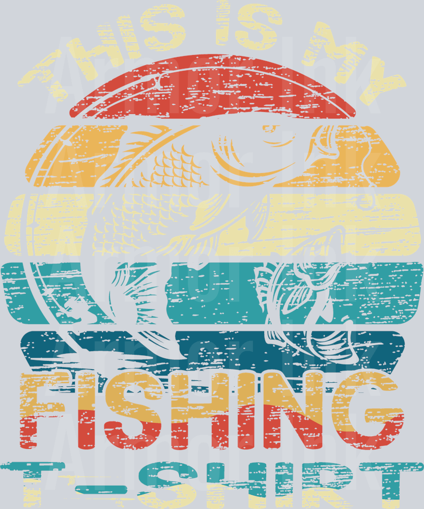 This Is My Fishing DTF transfer