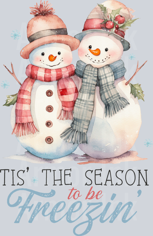 Tis The Season To Be Freezin DTF transfer