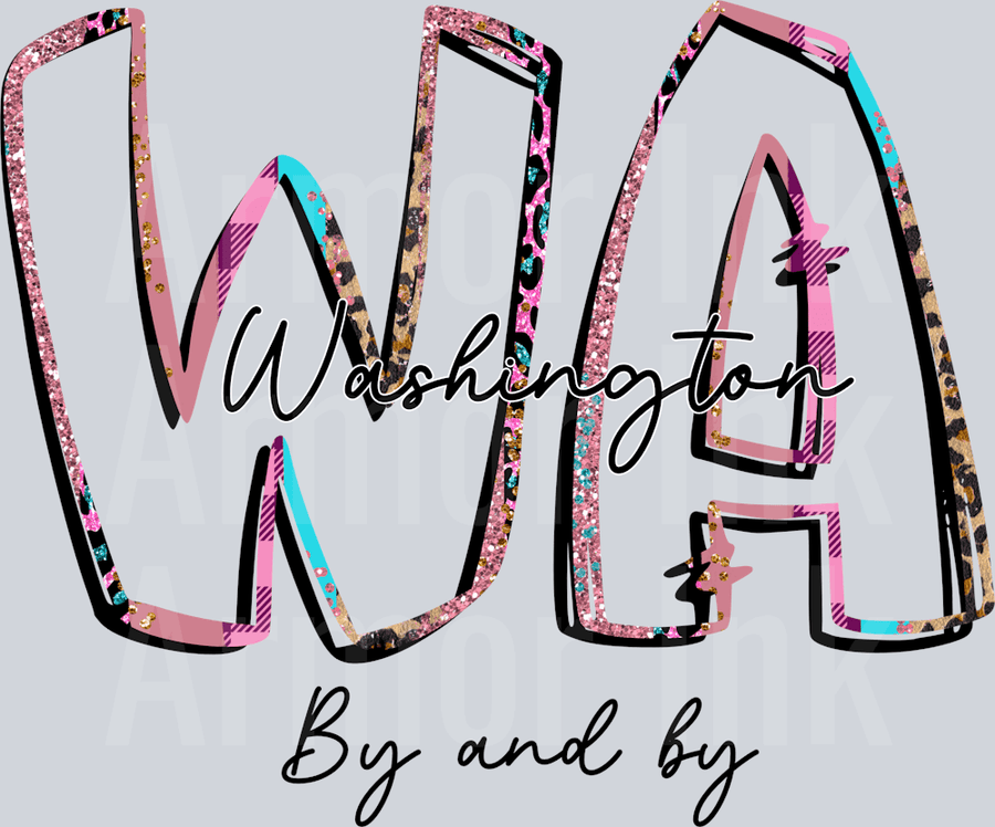 Wa Washington By and by DTF transfer