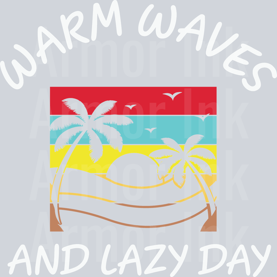Warm Waves And Lazy Day DTF transfer