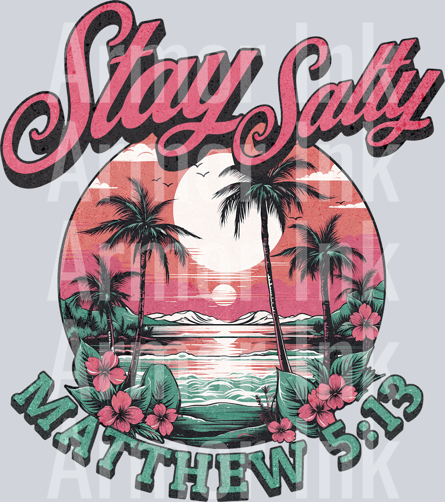 Stay Salty DTF transfer