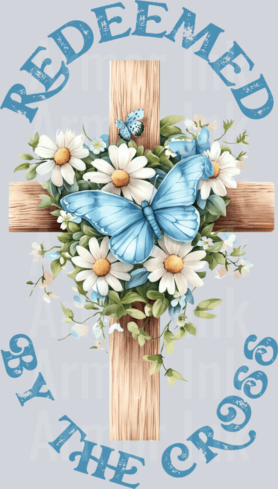 Reedemed By The Cross DTF transfer