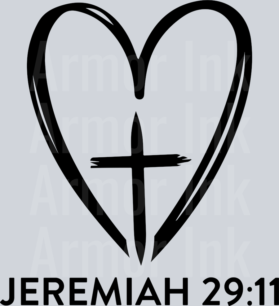 Jeremiah 29.11 Black