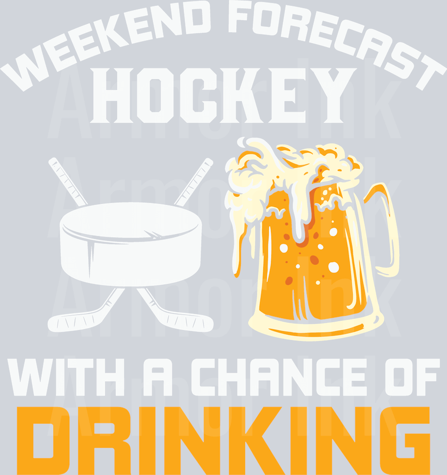 Weekend Forecast Hockey With A Chance Of Drinking DTF transfer