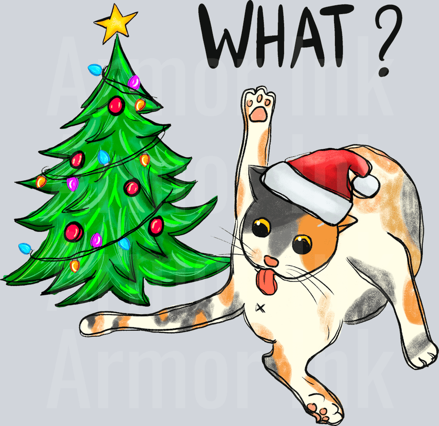 What Cat Butt DTF transfer
