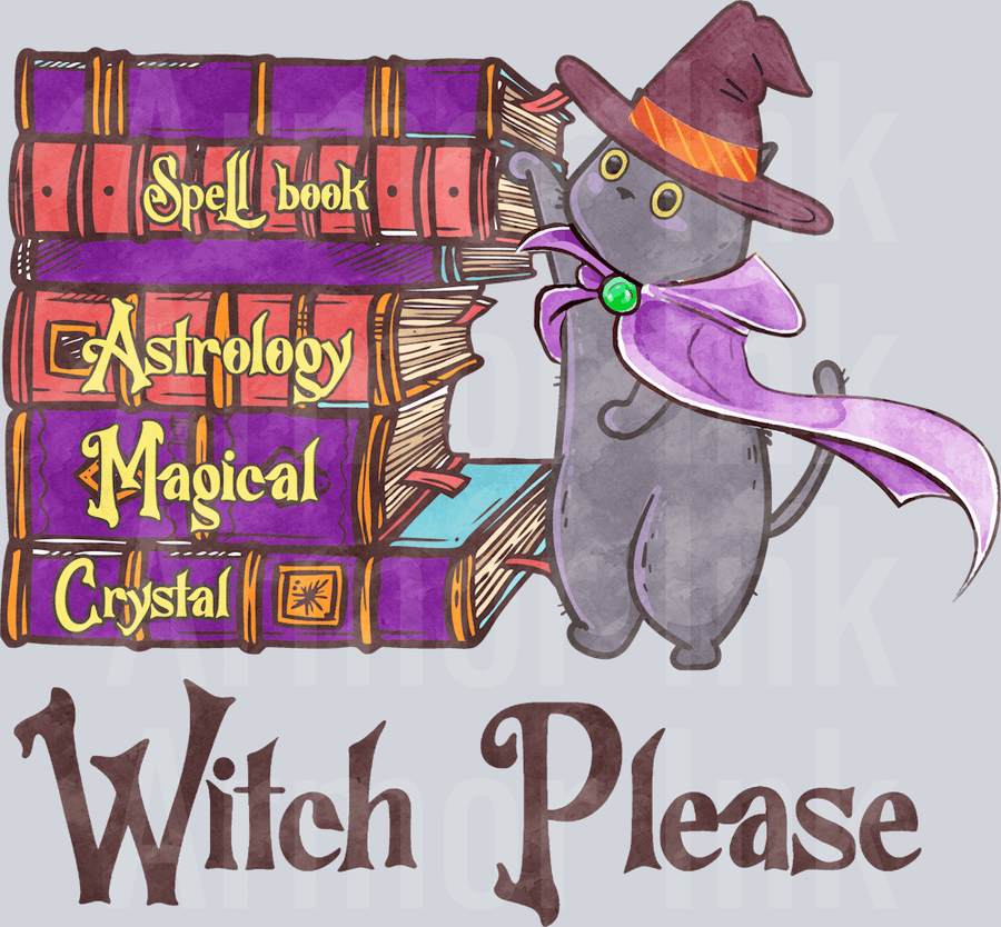 Witch Please DTF transfer